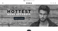 Desktop Screenshot of oskamenswear.com